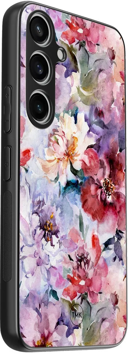 Casevibes Hoesje Samsung Galaxy A55 Bloemen Acryl - Multi