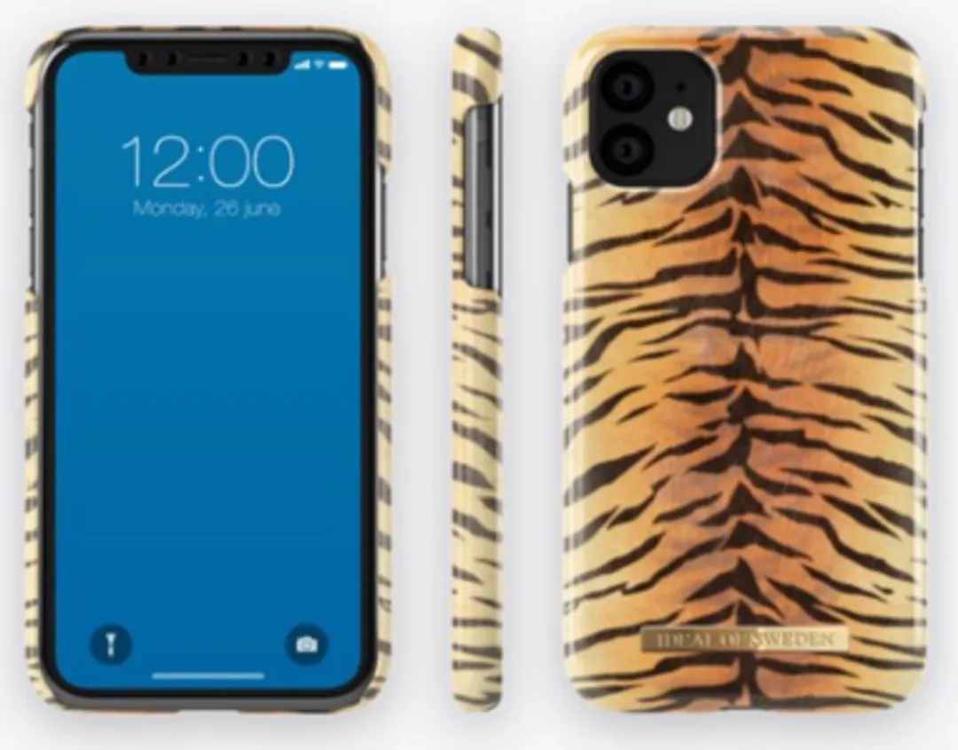 iDeal of Sweden iPhone 11 Fashion Back Case Sunset Tiger - Oranje - afbeelding 5 van 6