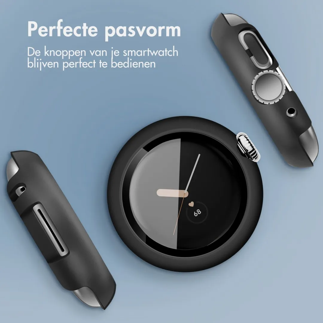 Imoshion Screen Protector Google Pixel Watch 3/4 45mm - Zwart
