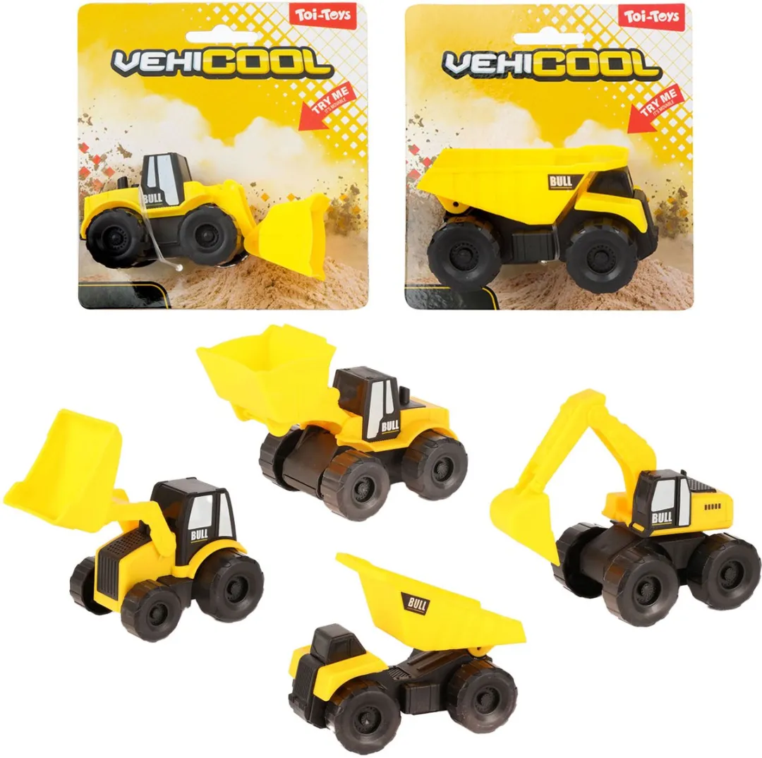 Toi-Toys Vehicool Mini Werkvoertuig 20333Z - Multikleur