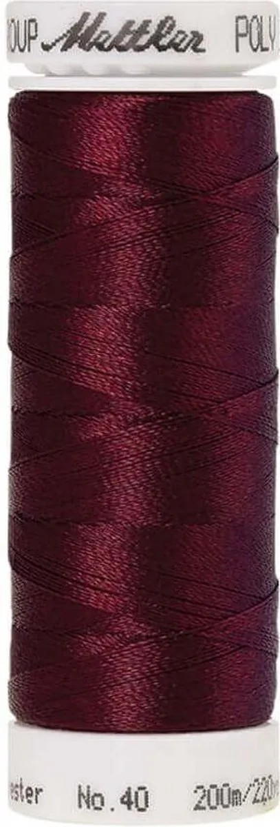 Amann Mettler Polysheen Naai-Borduurgaren Rood 200m