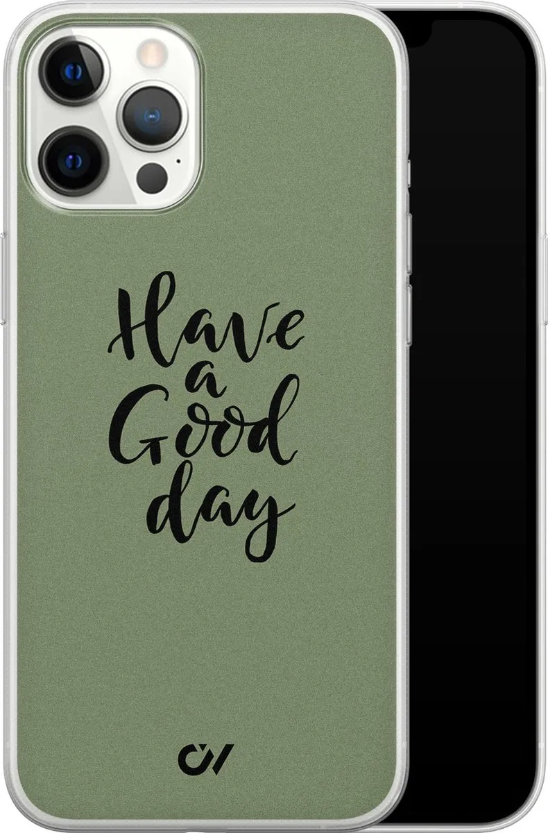 Casevibes iPhone 12 Pro Max Hoesje Groen - A/12PM/UV/042