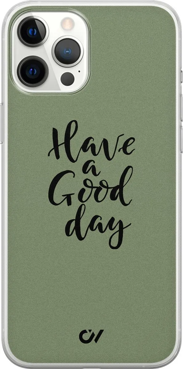 Casevibes iPhone 12 Pro Max Hoesje Groen