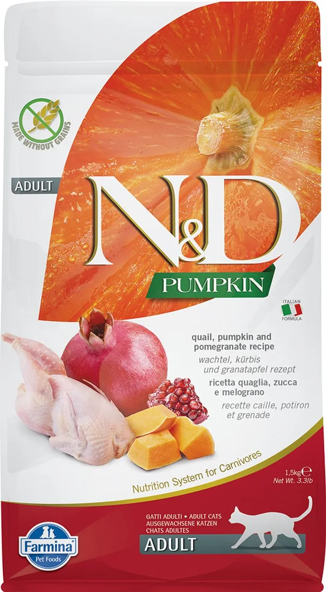 Farmina N&D Pumpkin Adult Kattenvoer - Kalkoen 5kg