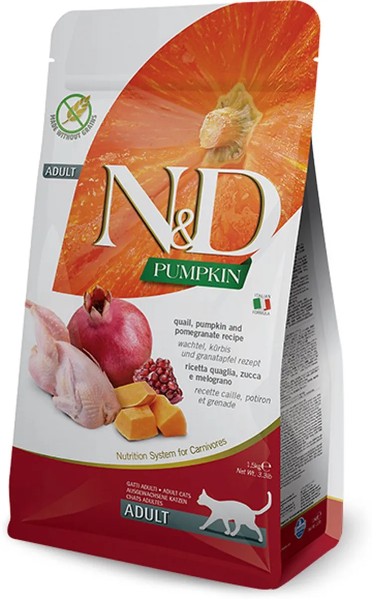 Farmina N&D Pumpkin Adult Kattenvoer - Kalkoen 5kg