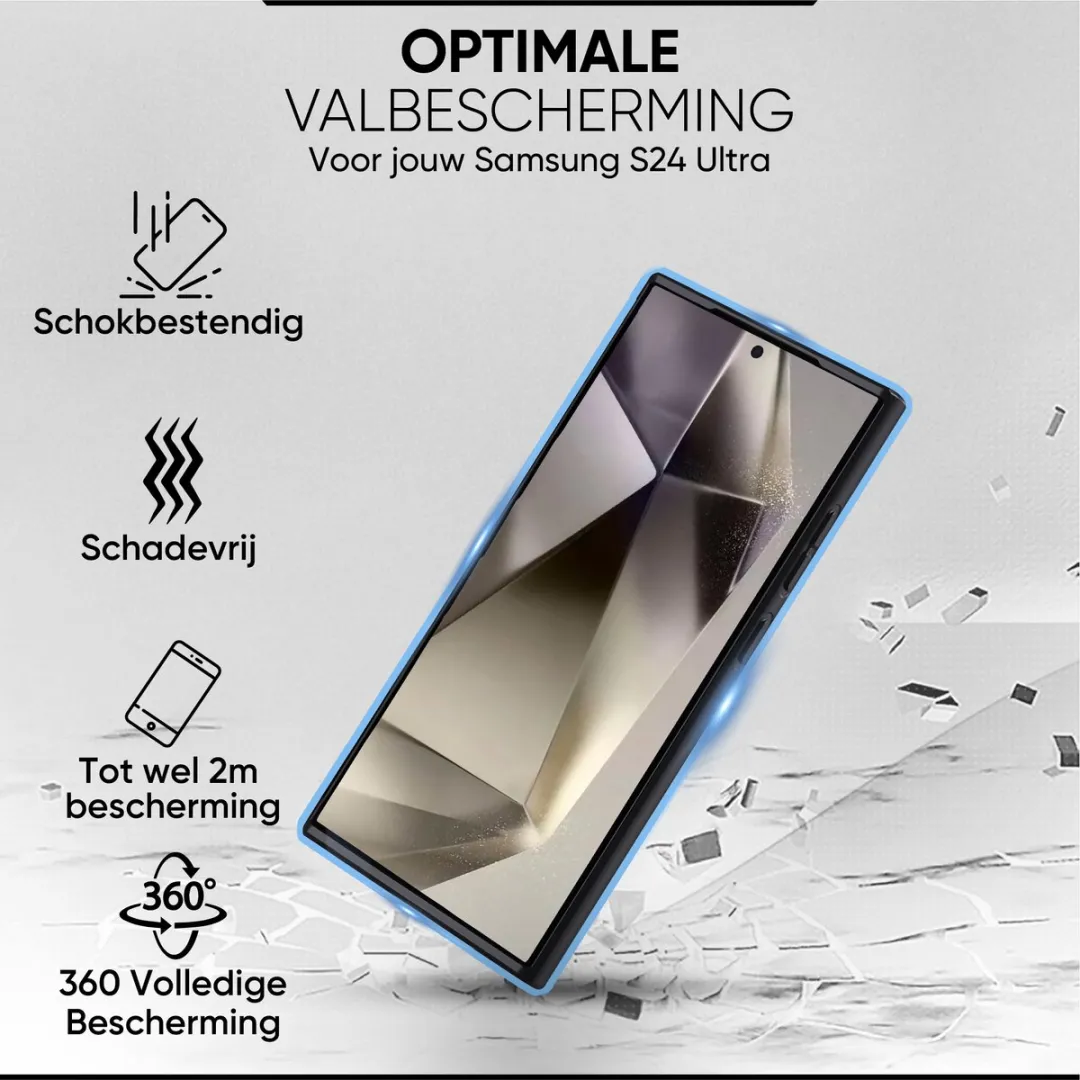 NUVEX Hoesje Samsung Galaxy S24 Ultra 8721082980968 - Zwart