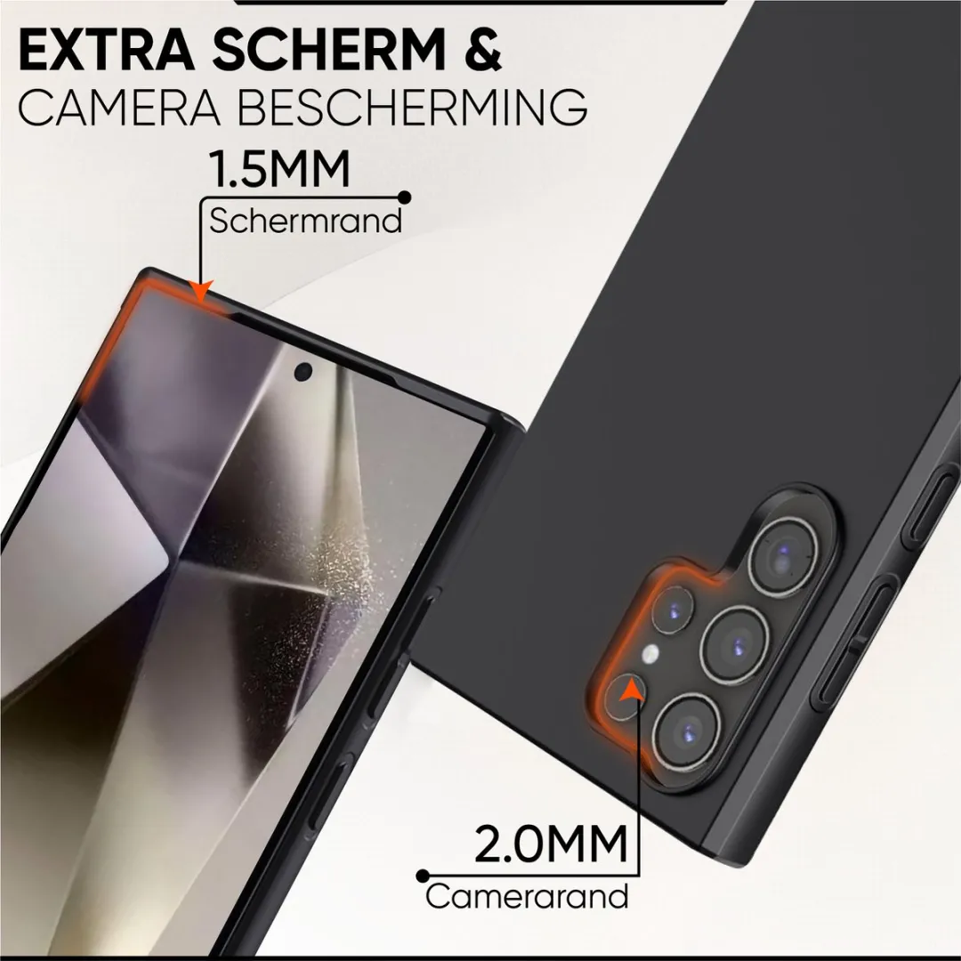 NUVEX Hoesje Samsung Galaxy S24 Ultra 8721082980968 - Zwart