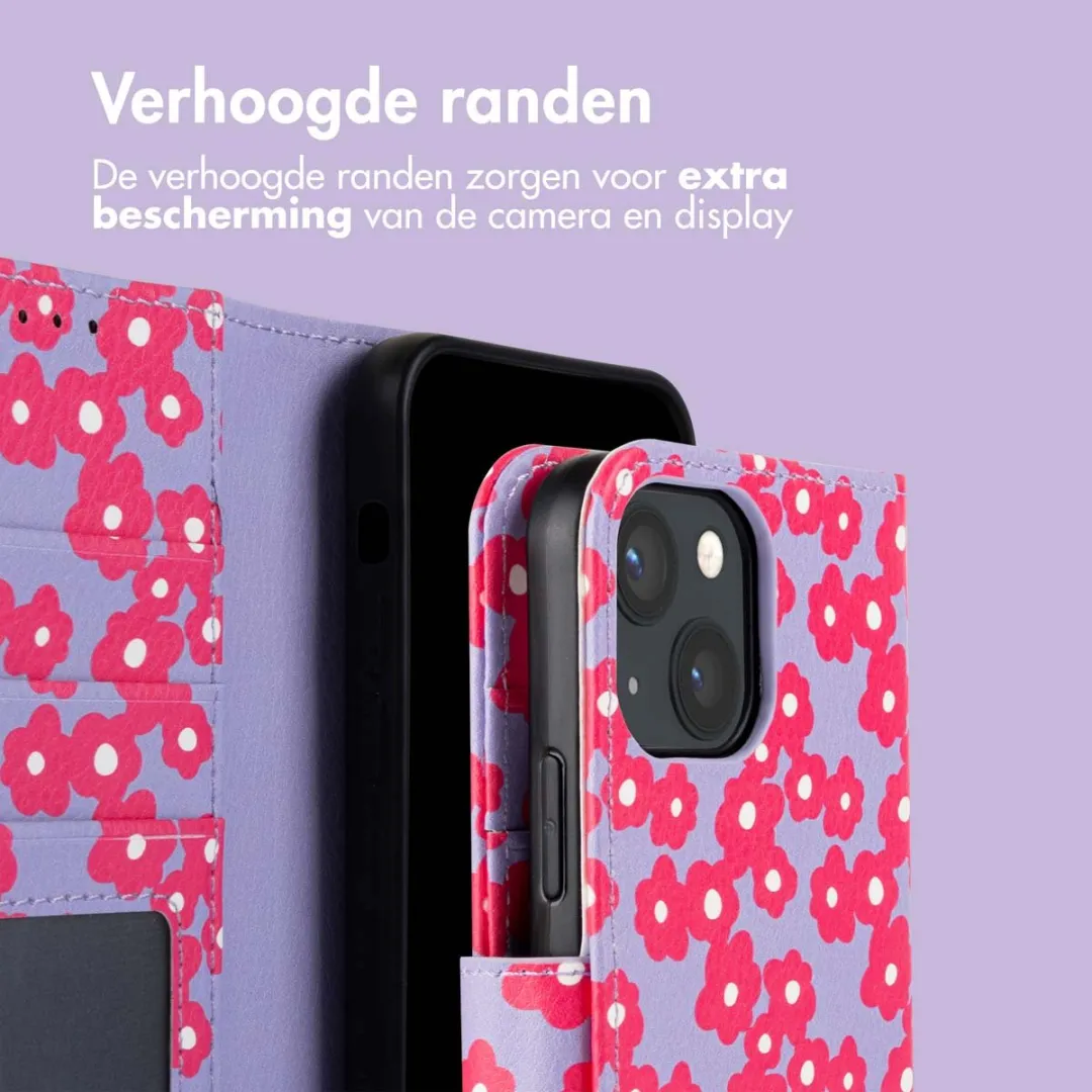 Imoshion iPhone 13 Hoesje Dusty Rose Blossoms - 3 Pasjes