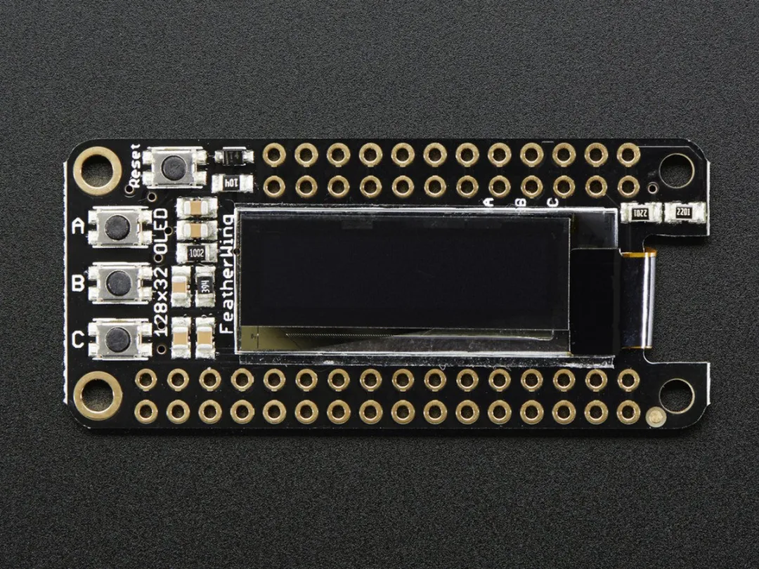 Adafruit FeatherWing OLED 128x32 - Meerkleurig