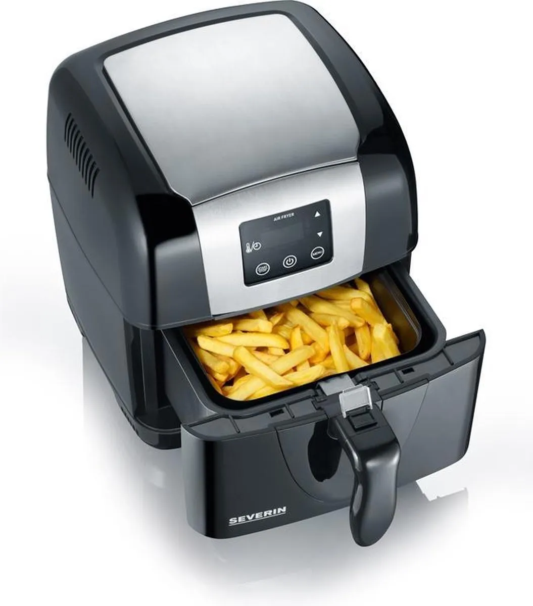 Severin FR2432 Airfryer 1300W - 2L - Zwart-RVS