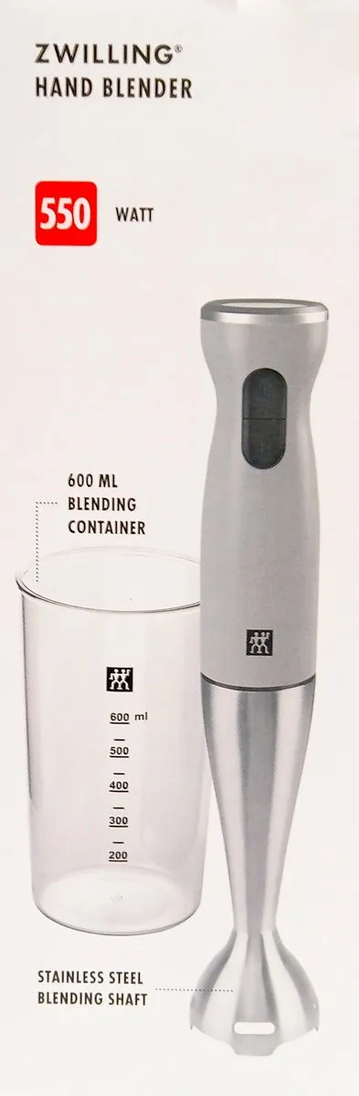 Zwilling RVS Staafmixer 550W - Lichtgrijs