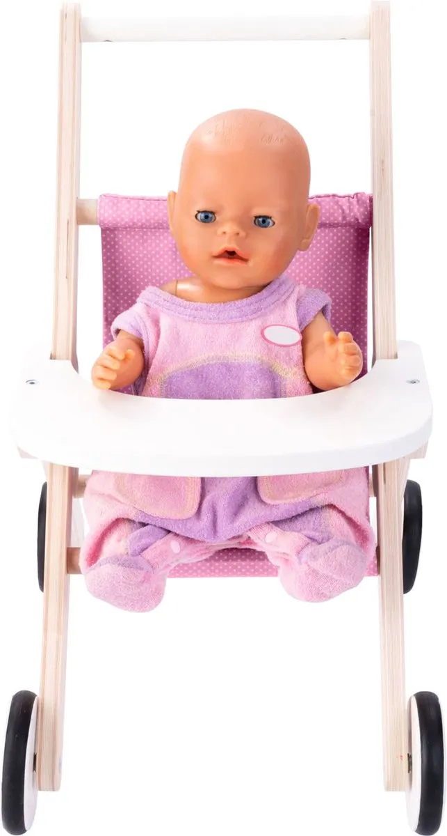 Angel Toys Poppenwandelwagen 604091 - Roze