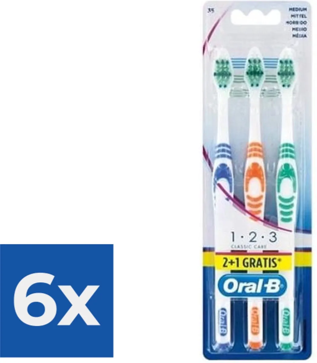 Oral-B Classic 123 Medium Tandenborstels