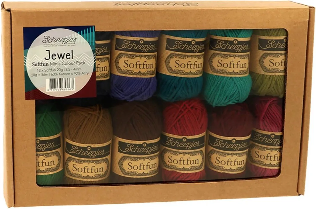 Scheepjes Softfun Colour Pack 12x20g