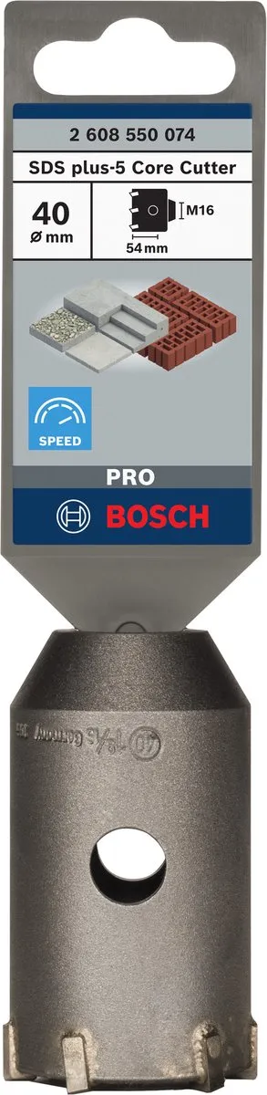 Bosch Professional SDS plus-5 Core Cutter 40mm - Beton