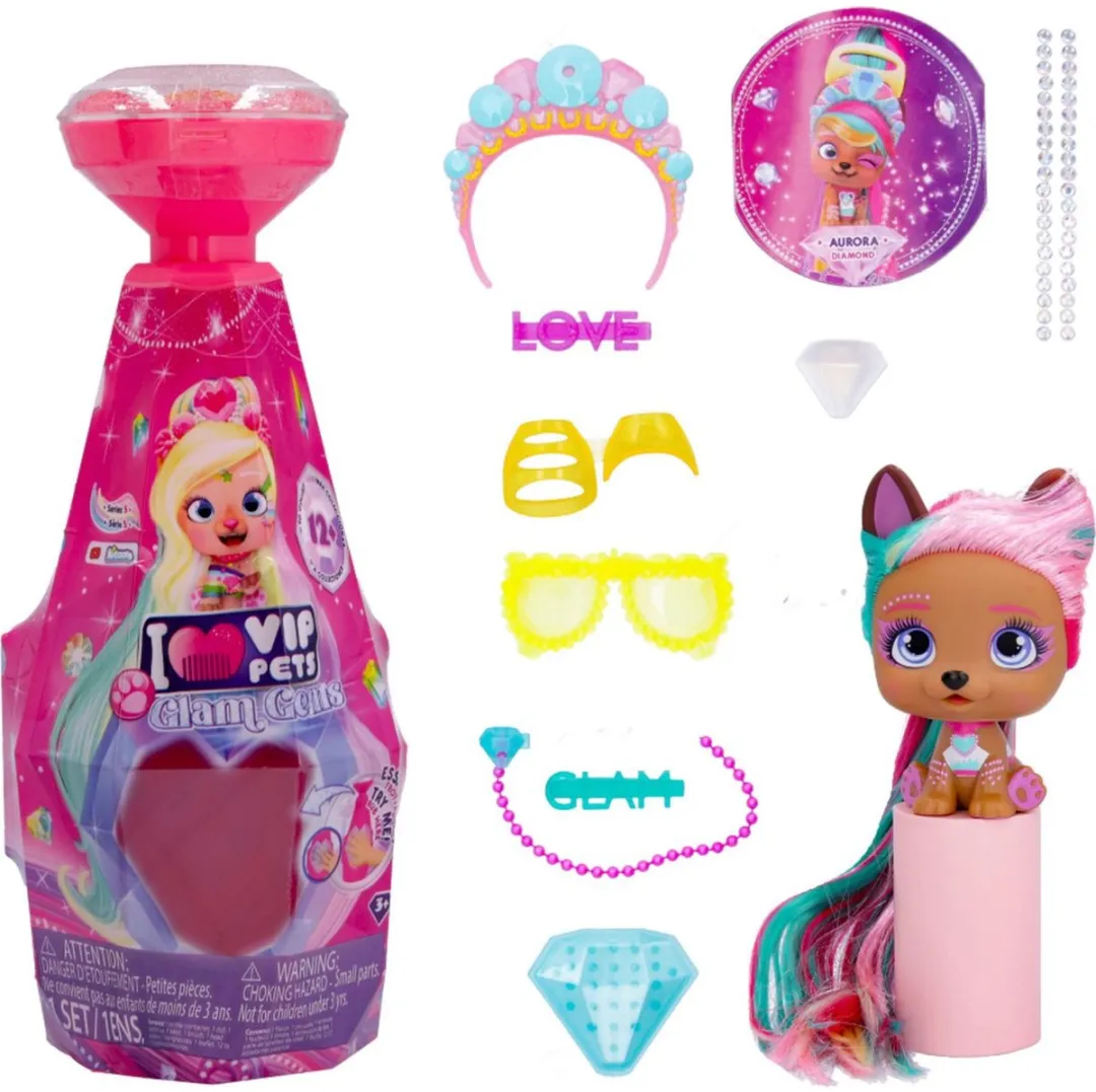 IMC Toys Vip Pets Glam Gems Figuren