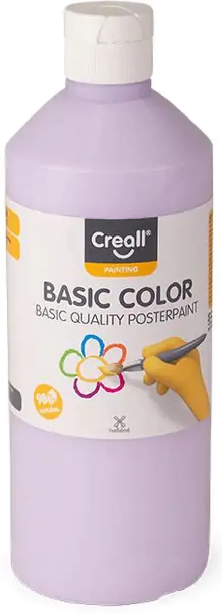 Creall Plakkaatverf Pastelviolet 500ml - afbeelding 5 van 5