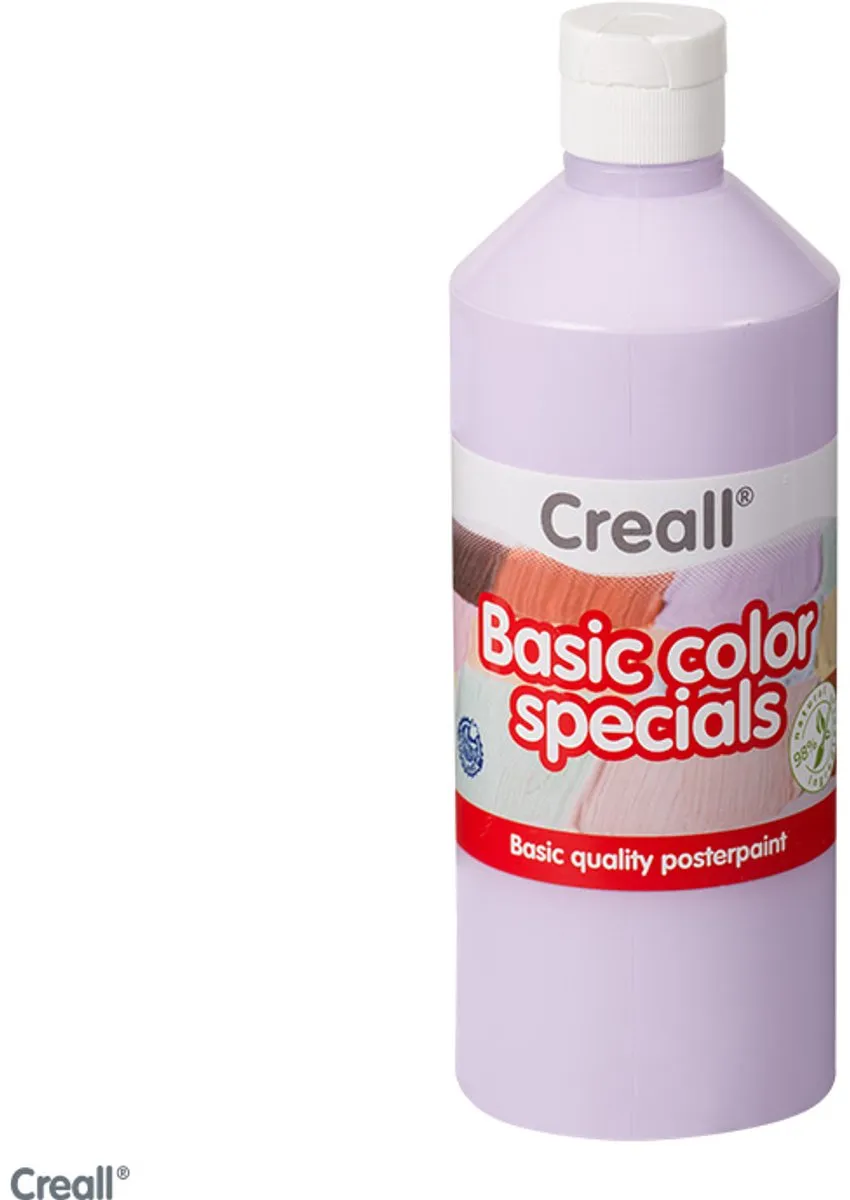 Creall Plakkaatverf Pastelviolet 500ml - afbeelding 2 van 5