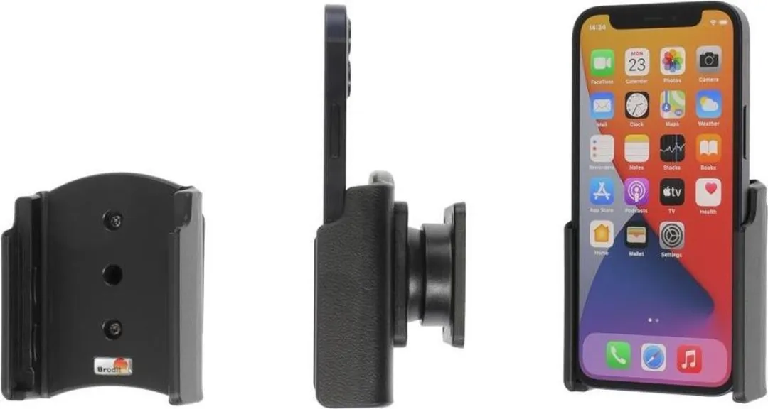 Brodit Houder iPhone 12 Mini Swivelmount
