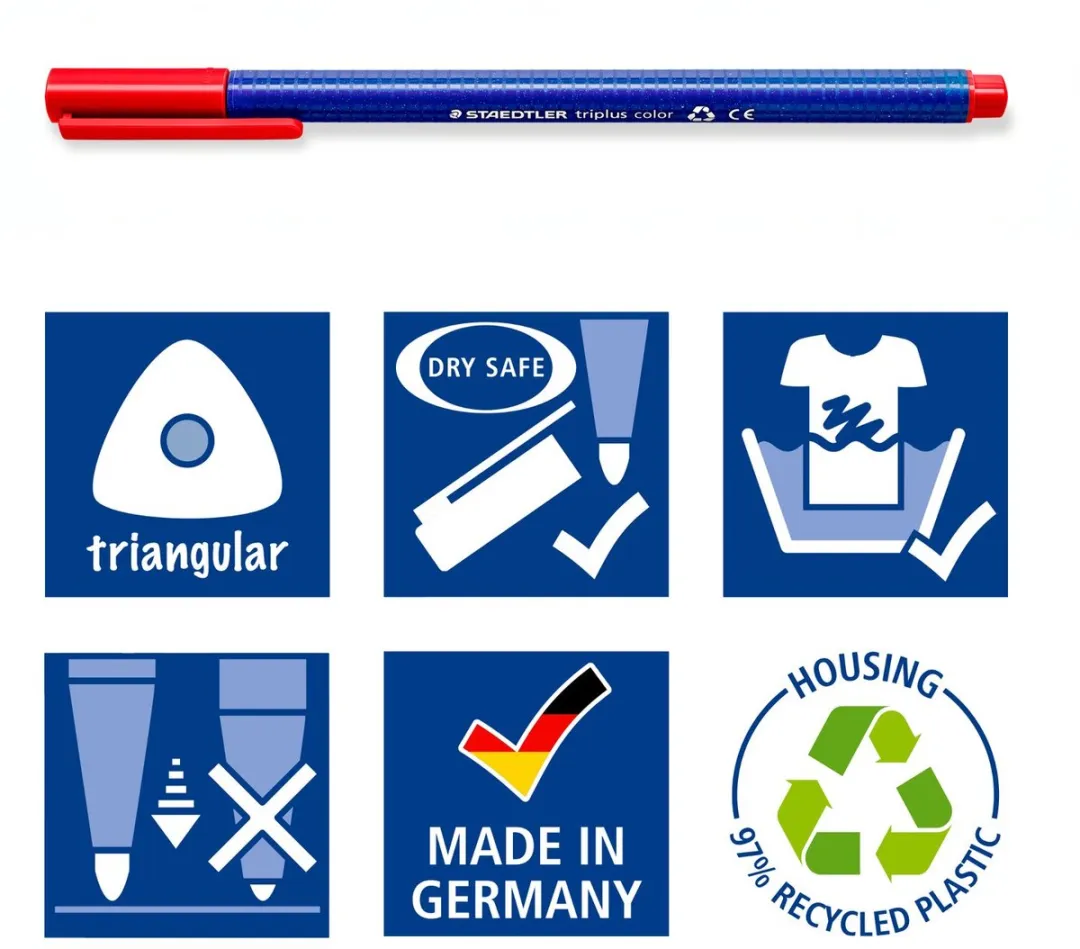 STAEDTLER triplus color Kleurstiften - 20 Stuks - Multi