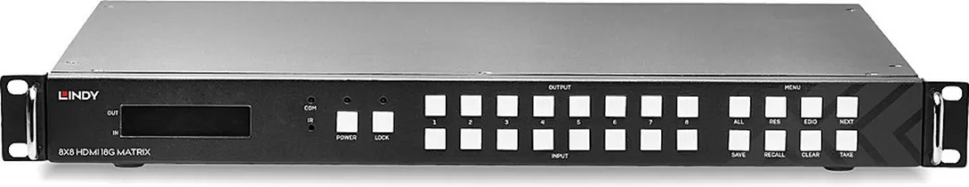 Lindy 38260 HDMI Video Splitter 8x - Zwart - afbeelding 2 van 5