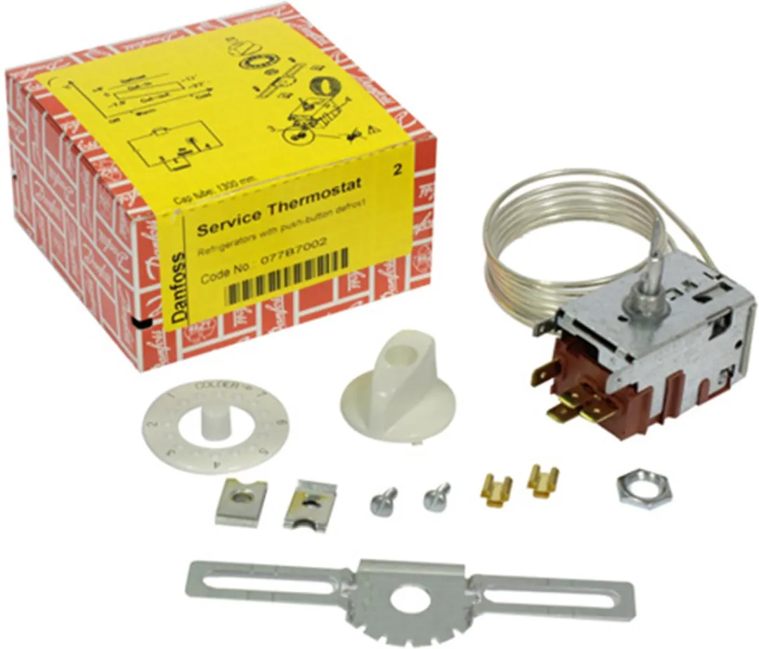 Danfoss NR2 Thermostaat 077B7002 - Zilver