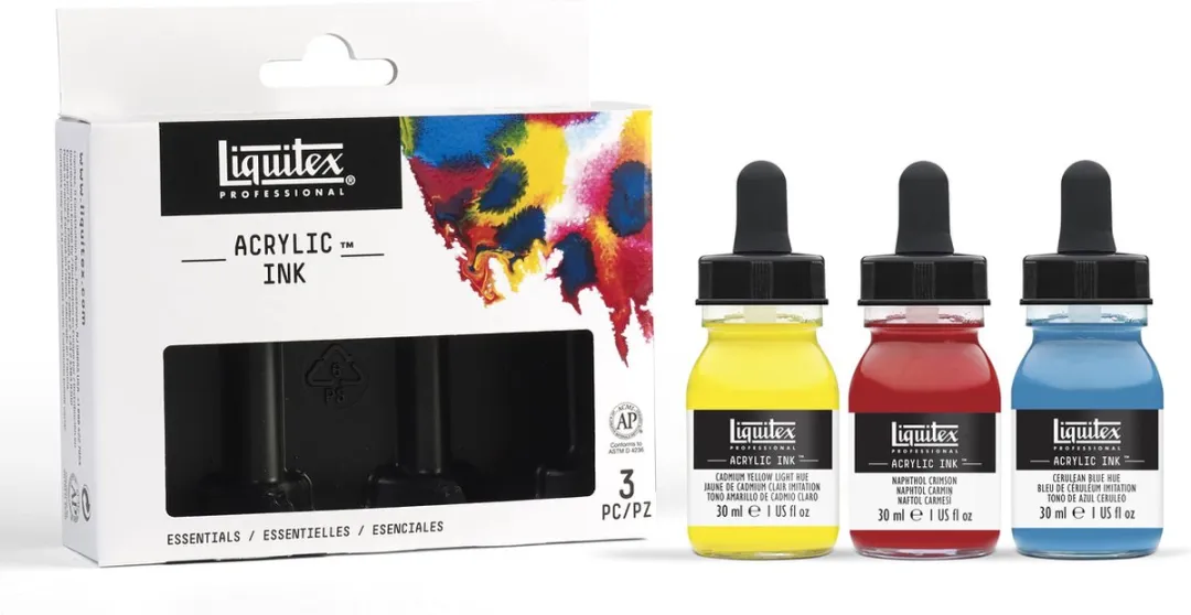 Liquitex Ink! 3-pack Kleuren - 3x30ml