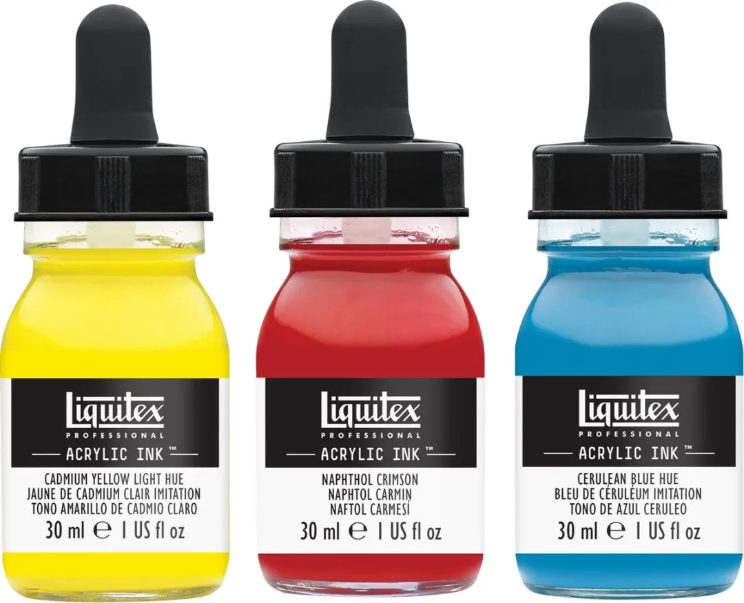 Liquitex Ink! 3-pack Kleuren - 3x30ml