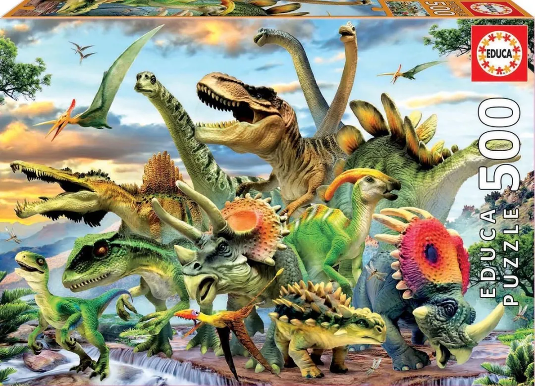 Educa Dinosaurs Puzzle 500 Stuks - MPN 17961