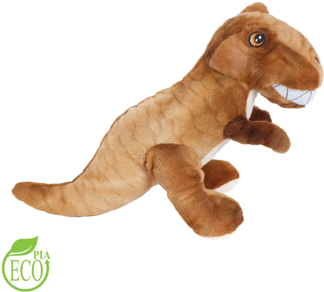 PIA Soft Toys Eco Knuffel T-Rex Bruin 20cm