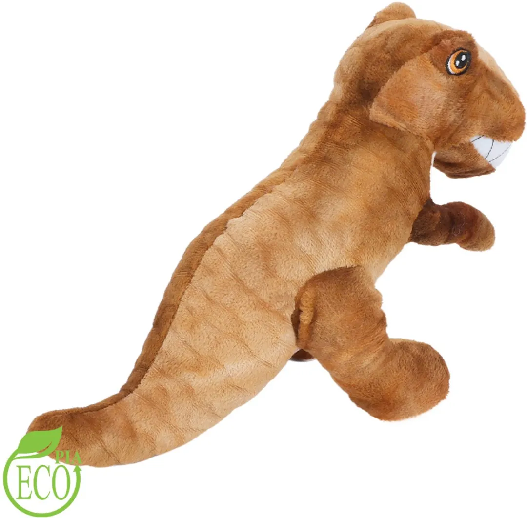 PIA Soft Toys Eco Knuffel T-Rex Bruin 20cm