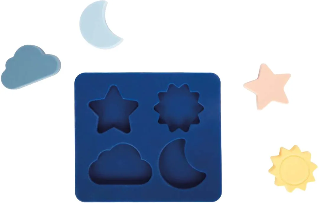 Small Foot Siliconen Puzzel - Multi kleuren
