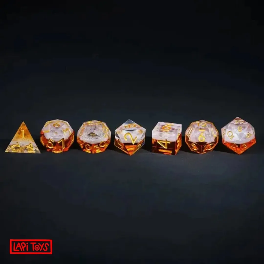 Lapi Toys D&D Dobbelstenen - 7-delig Geel