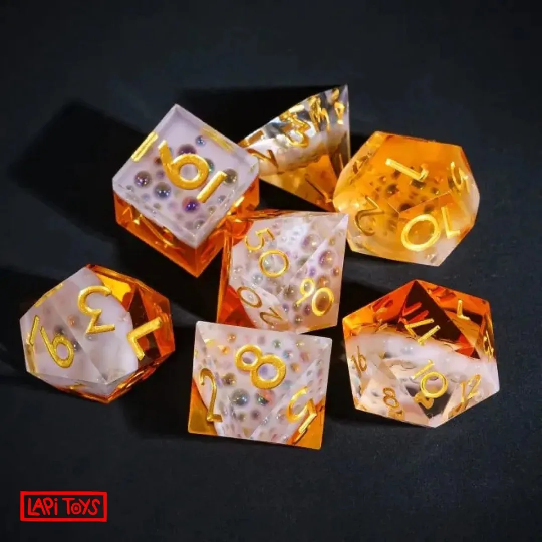 Lapi Toys D&D Dobbelstenen - 7-delig Geel