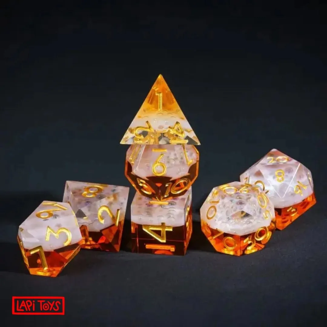 Lapi Toys D&D Dobbelstenen - 7-delig Geel