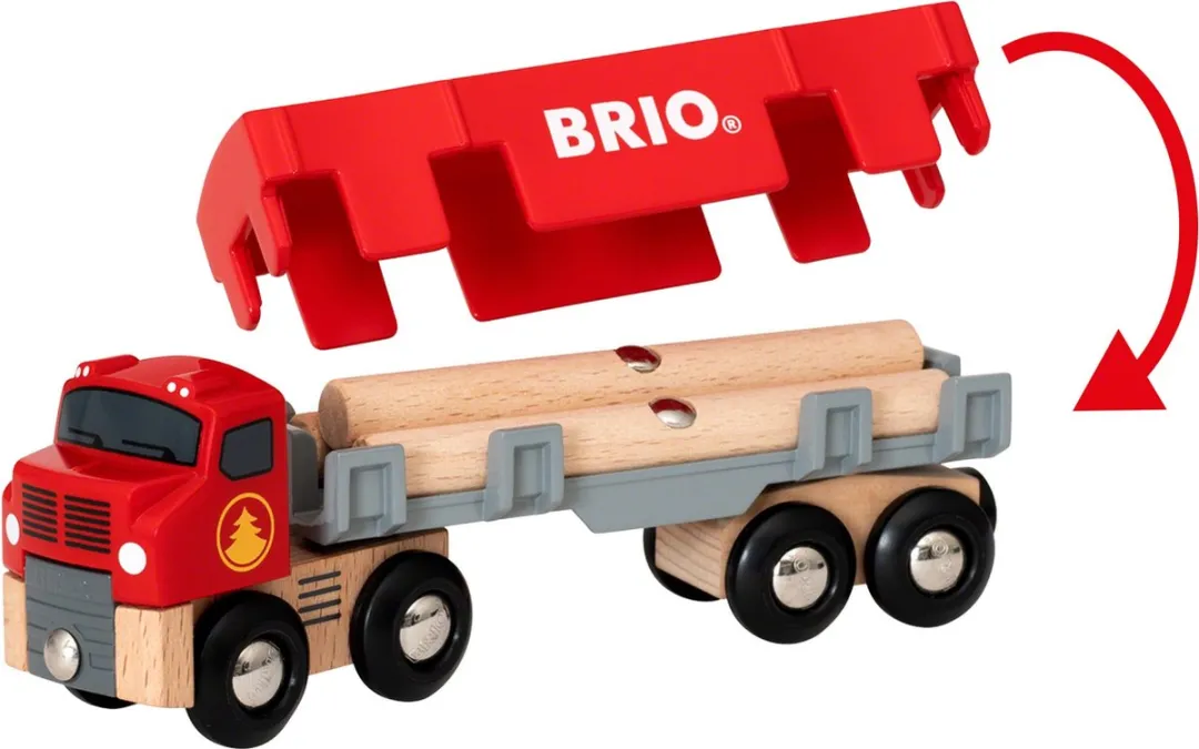 BRIO Houttransportvrachtwagen 33657 - Multicolor