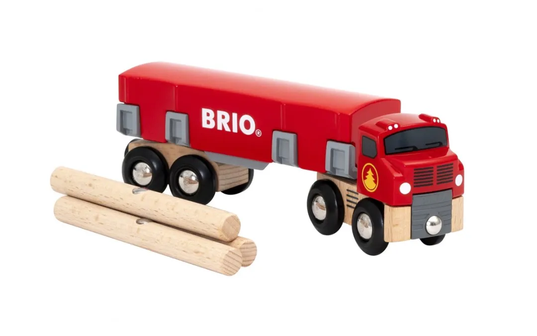 BRIO Houttransportvrachtwagen 33657 - Multicolor