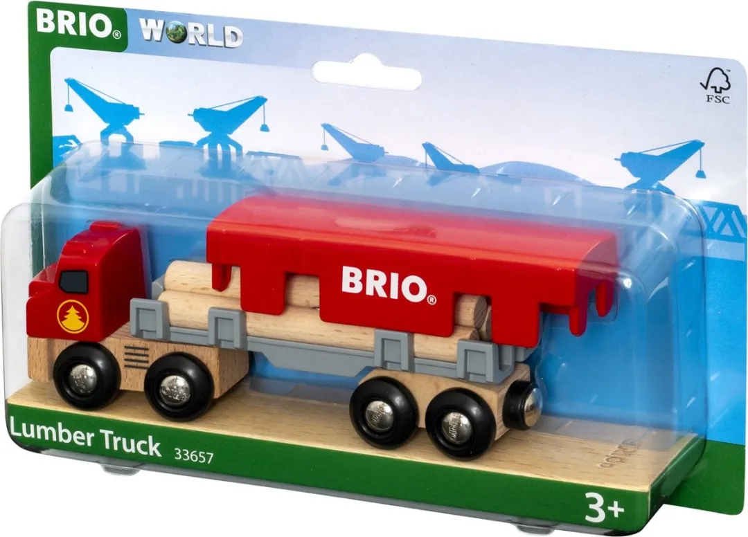 BRIO Houttransportvrachtwagen 33657 - Multicolor