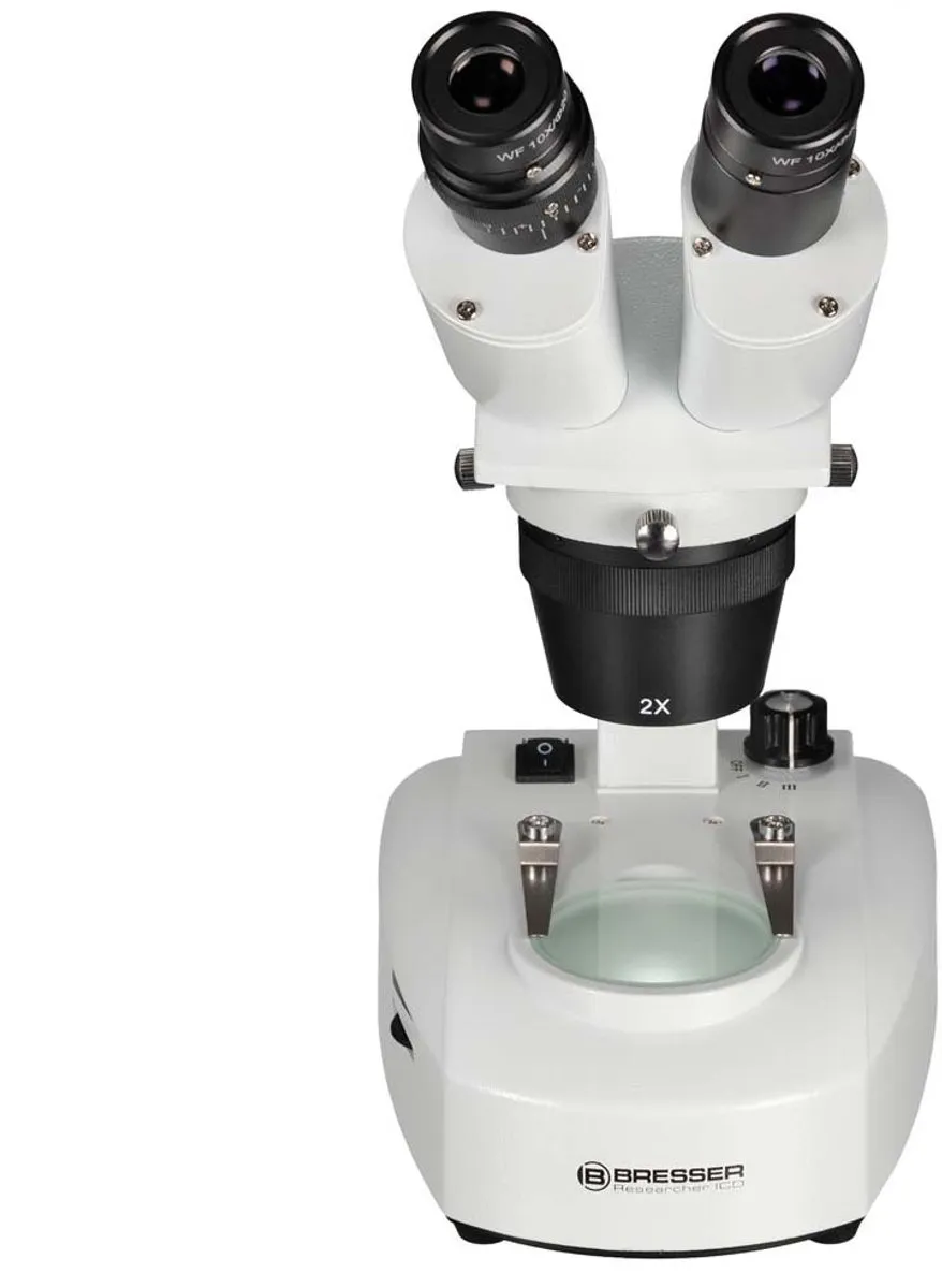 Bresser Researcher ICD Microscoop 20-80x - Wit/Zwart