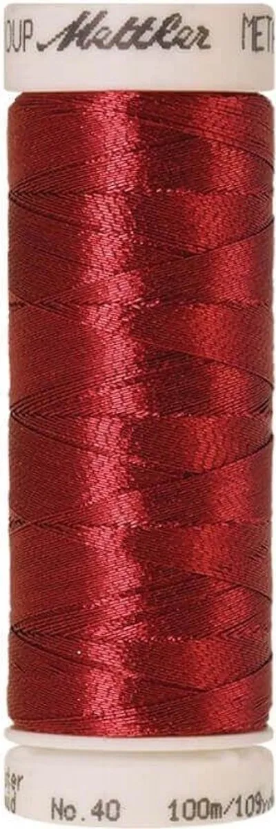 Amann Mettler Metallic 40 Rood 100m