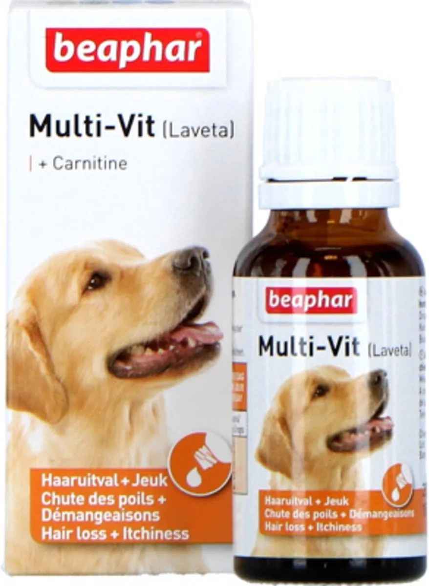 Beaphar Lavita Multi-Vit Hond Voedingssupplement 6x20ml
