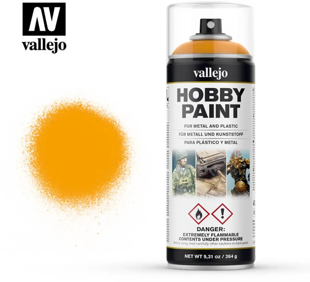 Vallejo Hobbyverf Acryl Spray Zon-Geel Primer 400ml