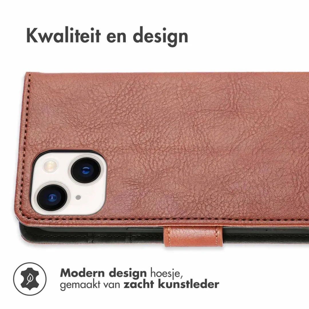 Imoshion Hoesje iPhone 13/14 - 3 Pasjes - Bruin