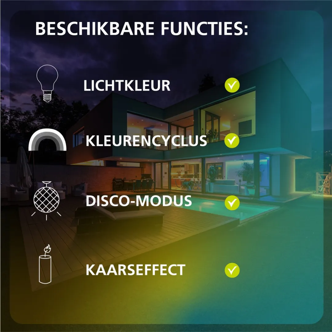 EGLO connect.z Moradillo Smart LED Paneel 59,5x59,5cm - Wit - Zigbee - afbeelding 6 van 6