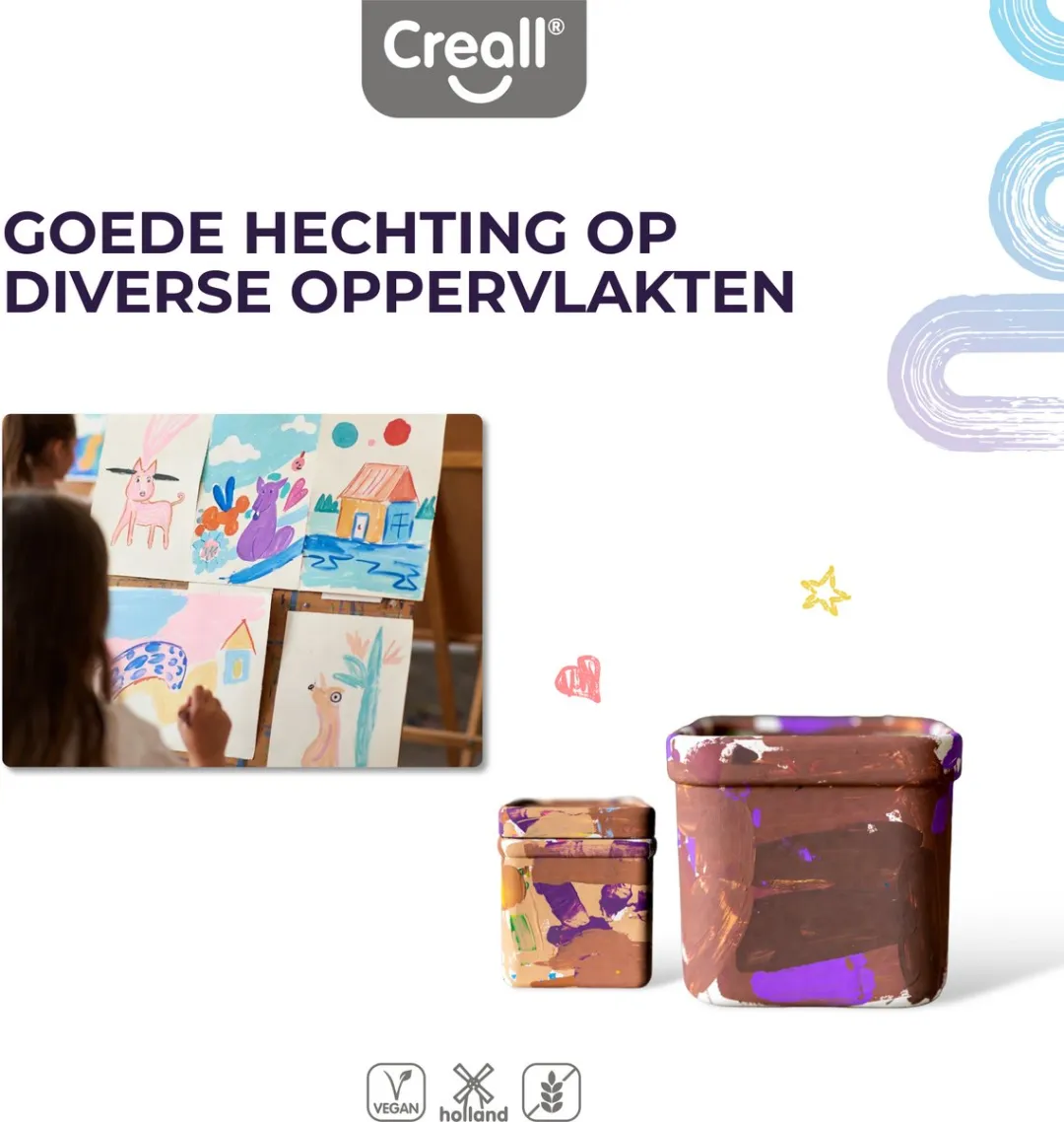 Creall Schoolverfset Kleuren van de Wereld 6x500ml