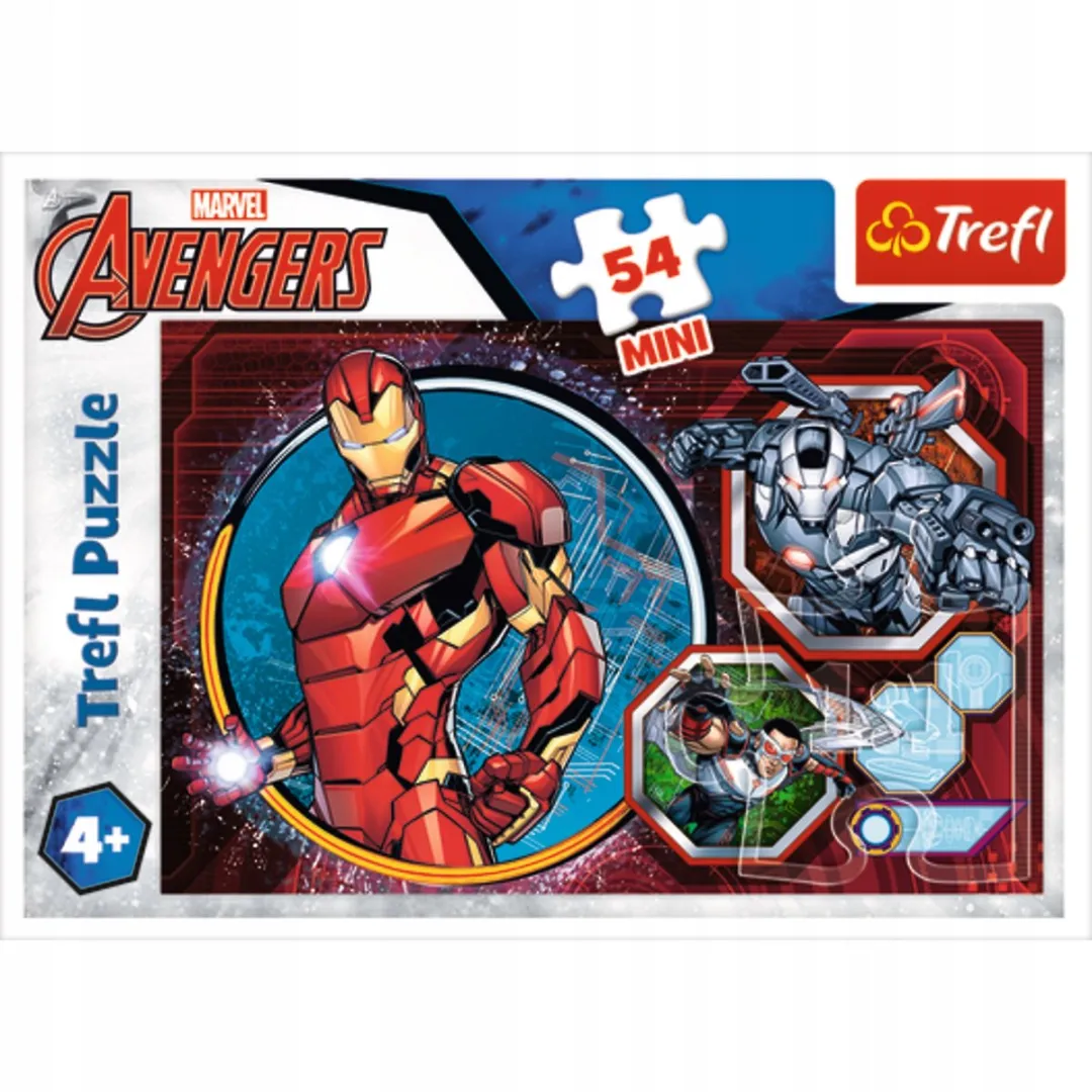 Trefl Avengers Mini Puzzel 54 Stukjes - Multicolor