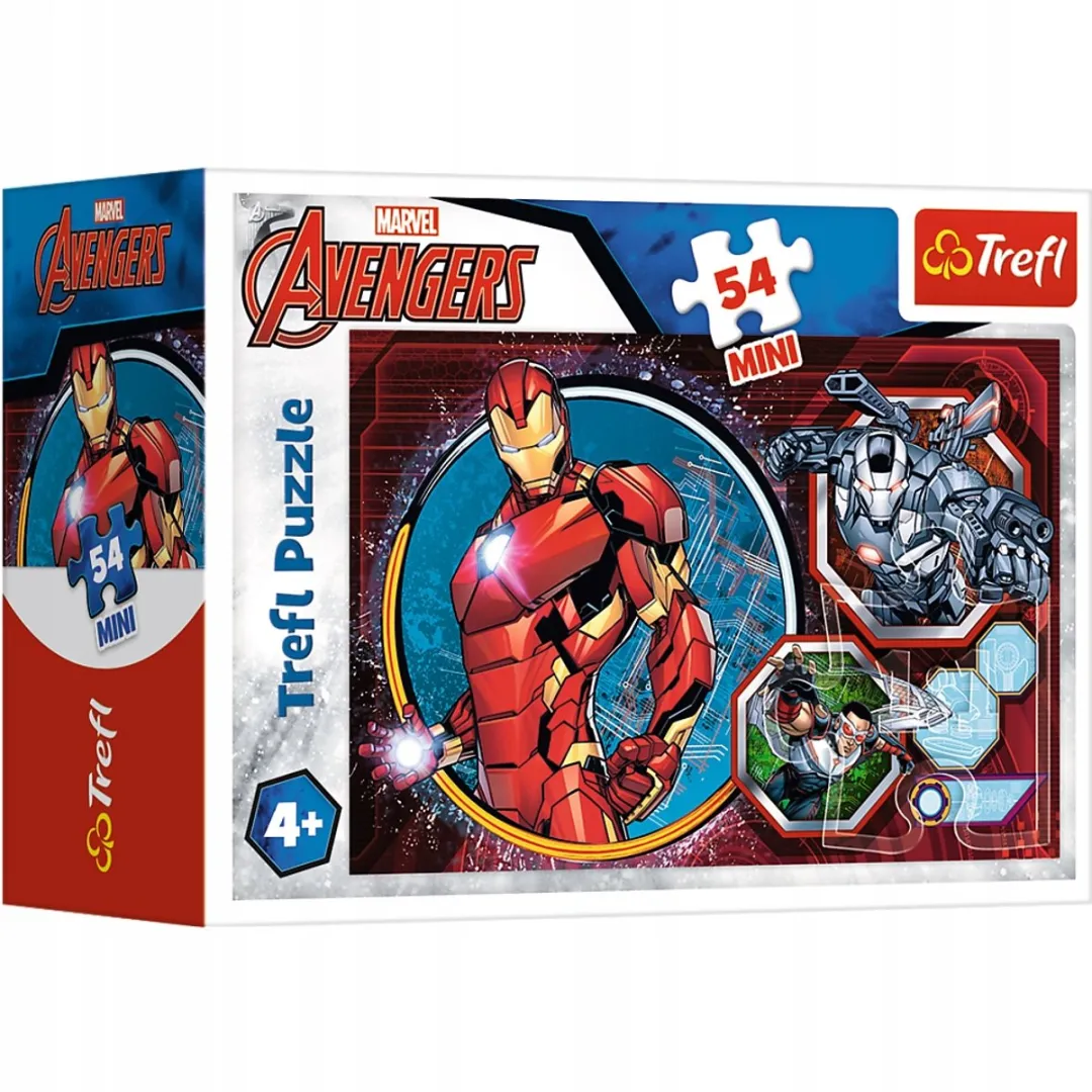 Trefl Avengers Mini Puzzel 54 Stukjes - Multicolor