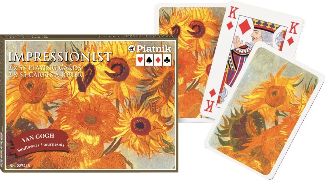 Piatnik Vincent van Gogh Zonnebloemen Speelkaarten