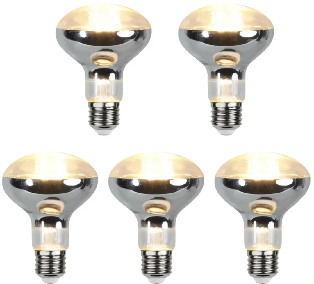 Star Trading Reflectorlamp E27 R80 7.5W - 5 Stuks