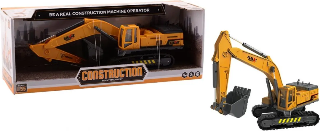 Johntoy Graafmachine Junior 26105 - 32x10x12cm Geel/Zwart